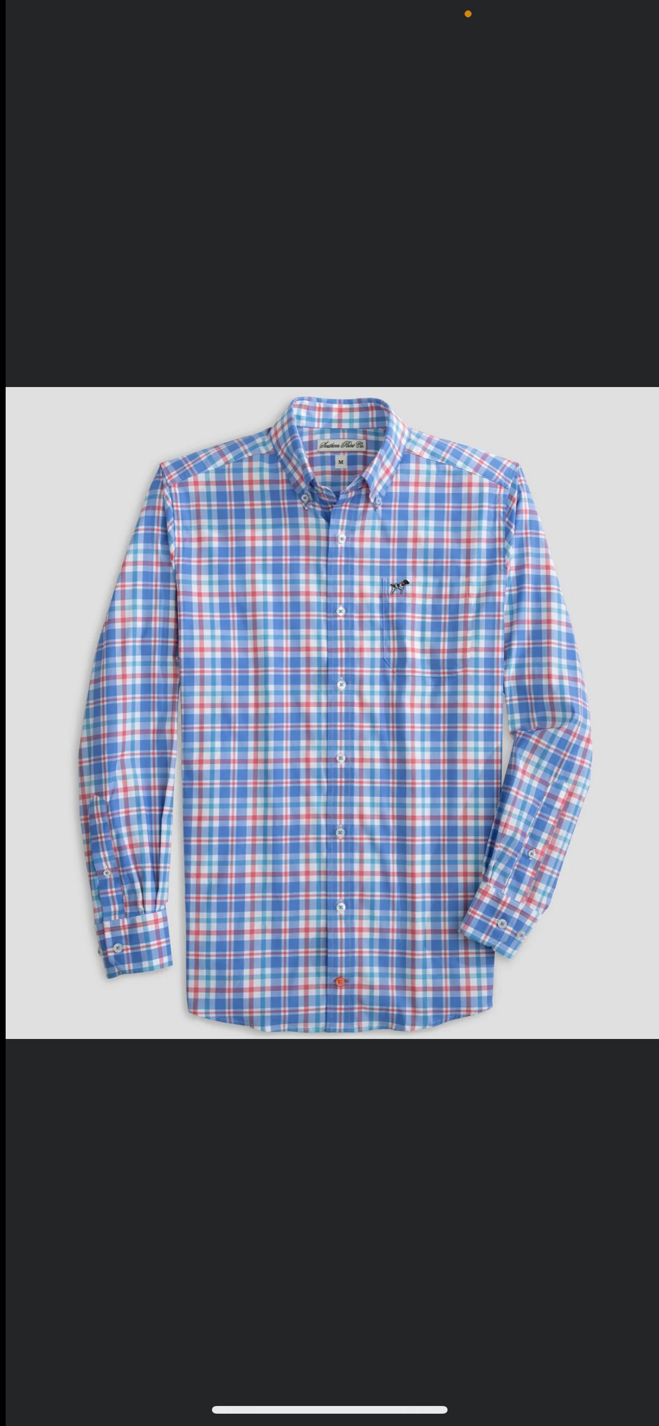 Southern point HADLEY PERFORMANCE BUTTON DOWN