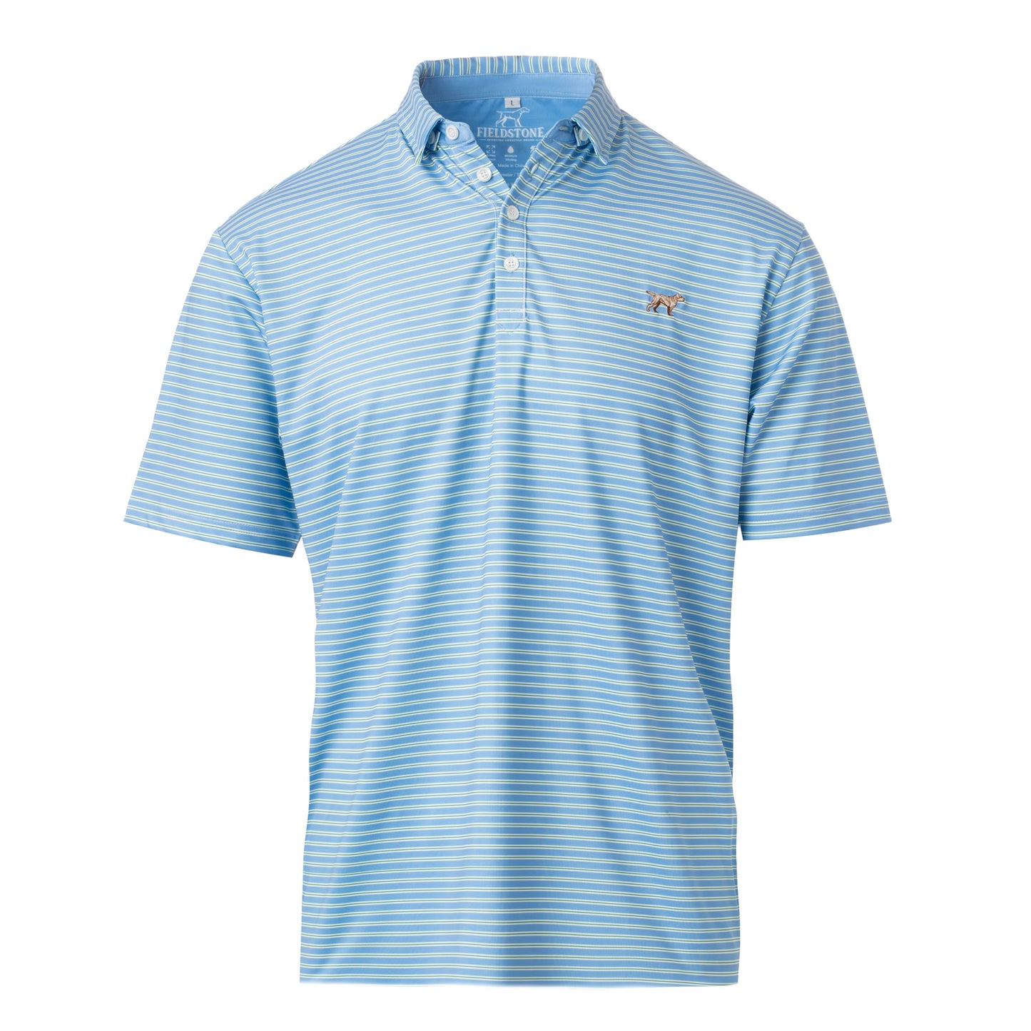 Youth Carlisle Polo fieldstone blue