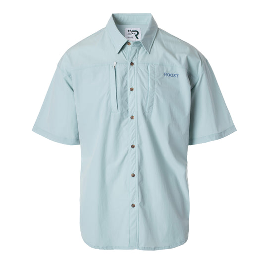 Youth Roost S/S Button Down Light blue