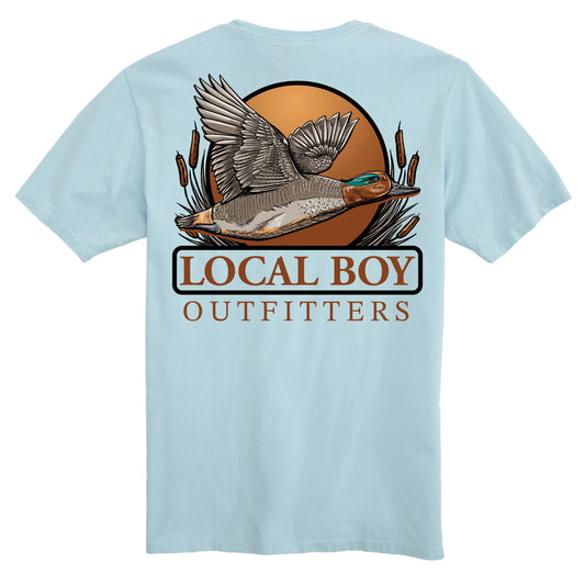 Local boy Youth Teal Tails T-Shirt