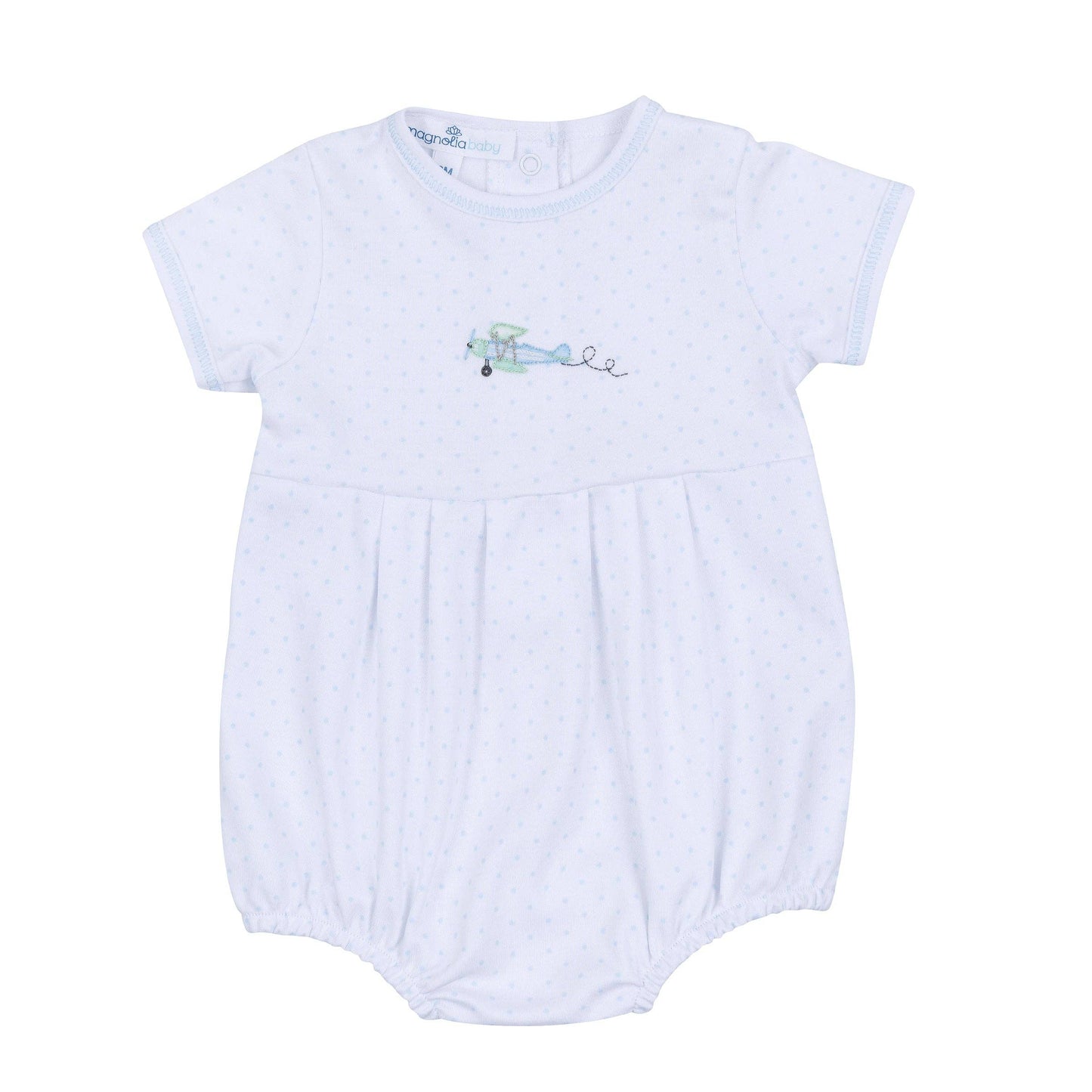 Take Flight Embroidered Bubble magnolia baby blue