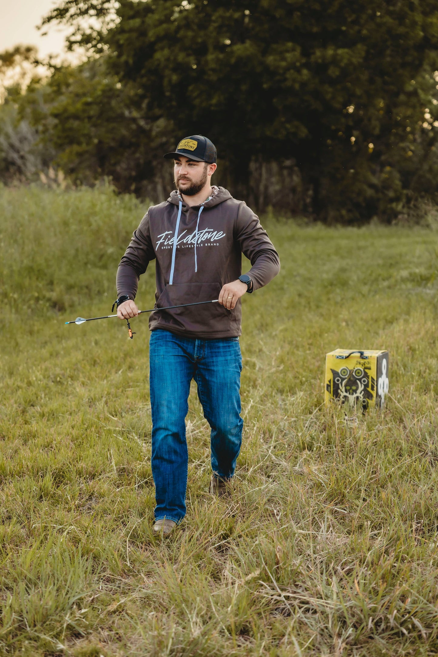 fieldstone Script Logo Mid-weight Hoodie