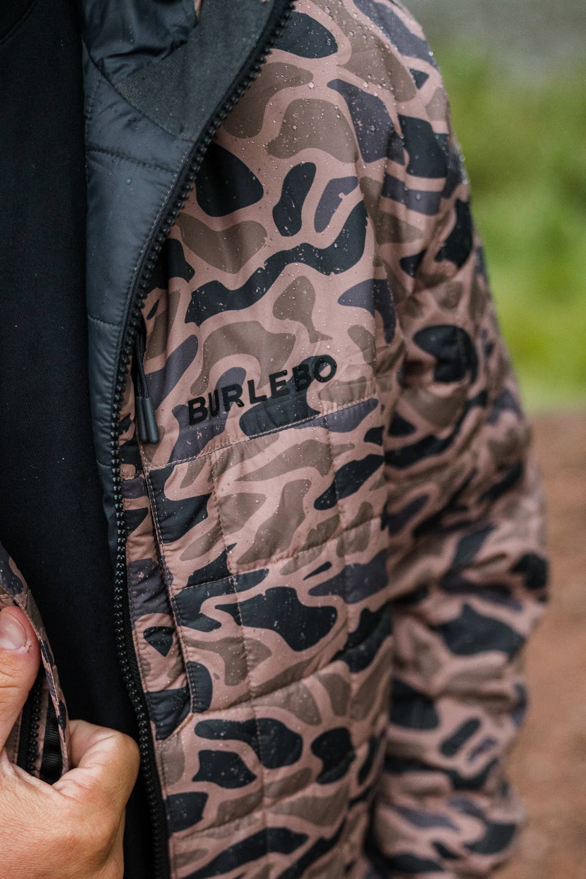 Burlebo Puffer Jacket - Gauge Camo