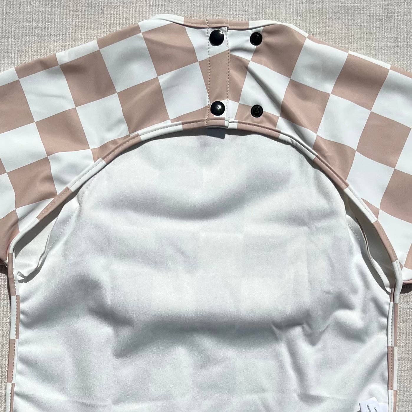 The Grayson Long Sleeve Bib - Checkered: Khaki