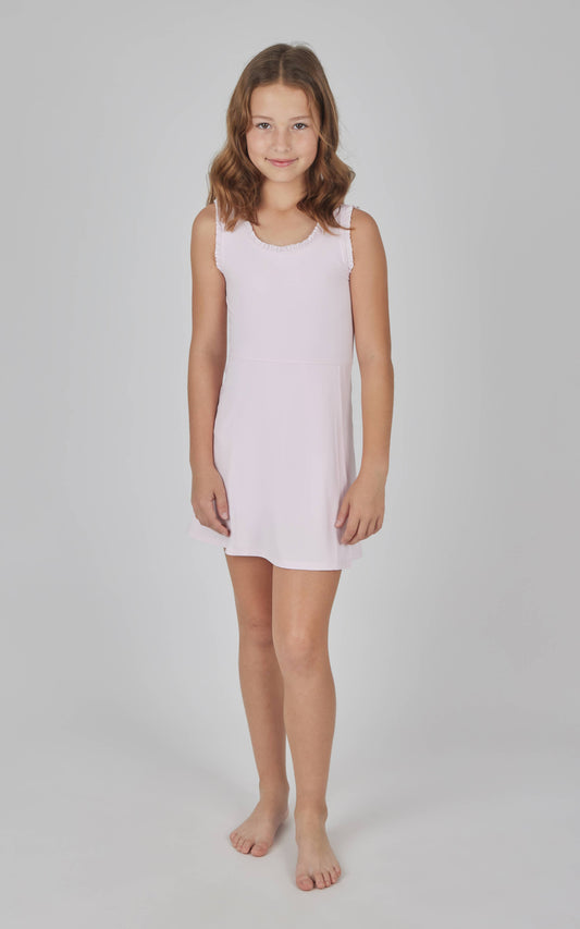 Girls Ruffle Tennis Dress with Inner Short : Festival Bloom