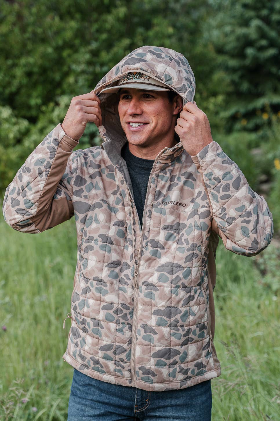 Burlebo Puffer Jacket - Pintail Camo