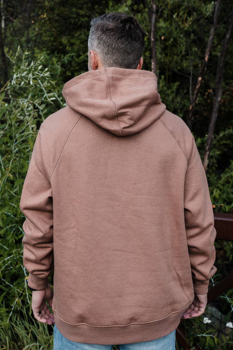 Burlebo Fleece Hoodie - Heather Brown - CDC Hood