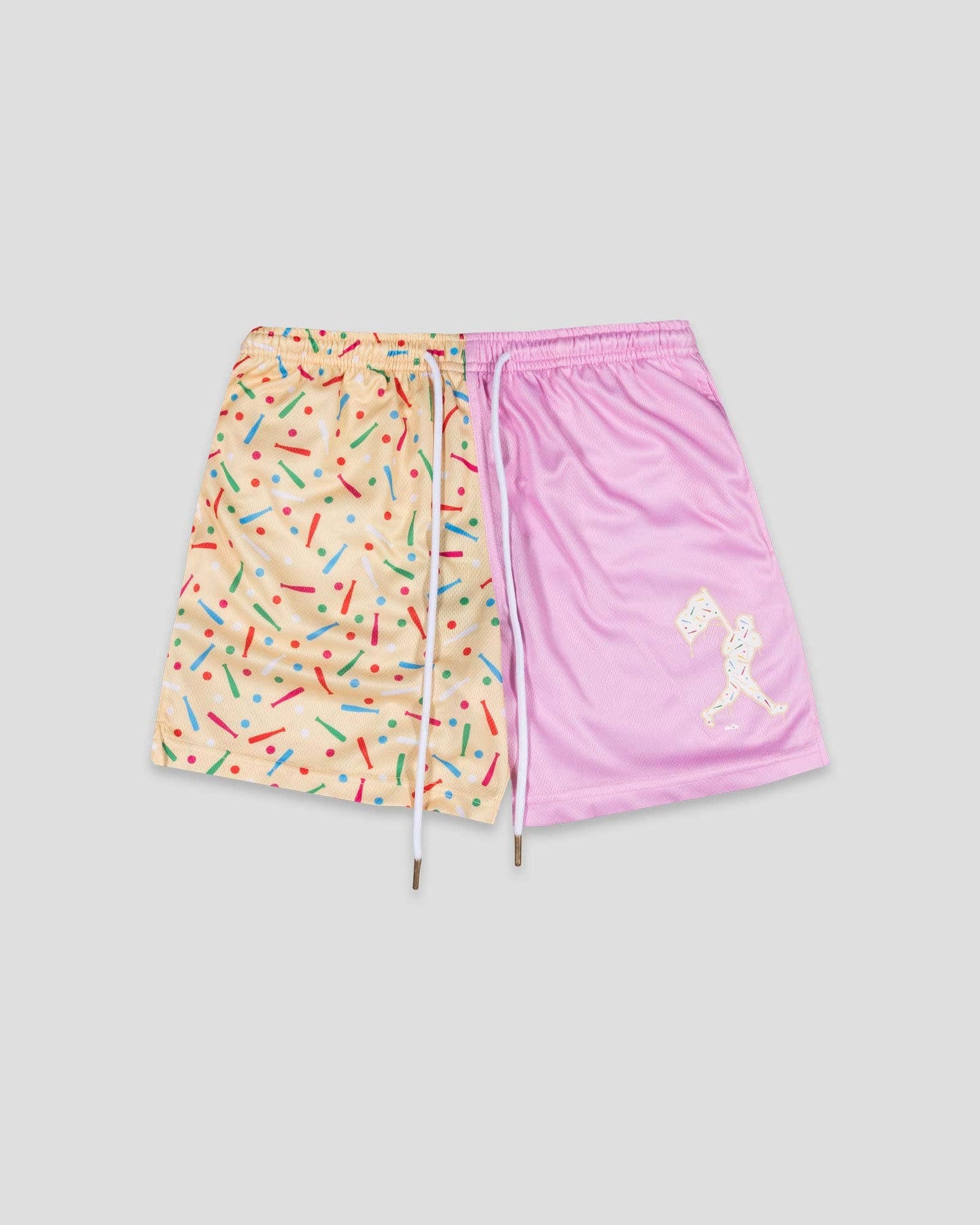 Youth Batter Up Bakery Confetti Cupcake Diamond Air Mesh Shorts