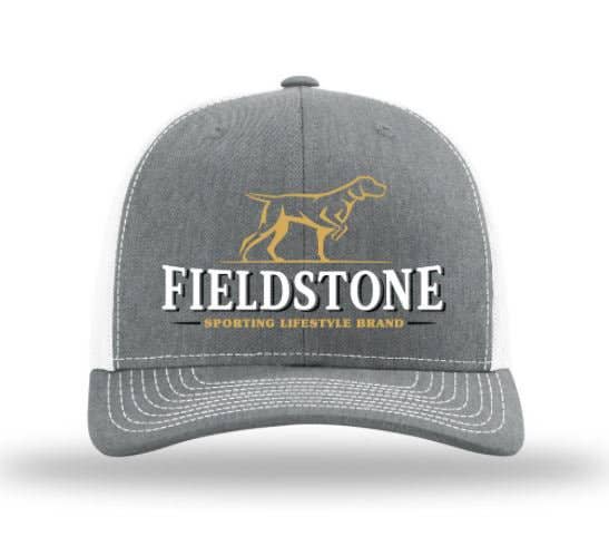 Fieldstone Logo Hat Grey/White