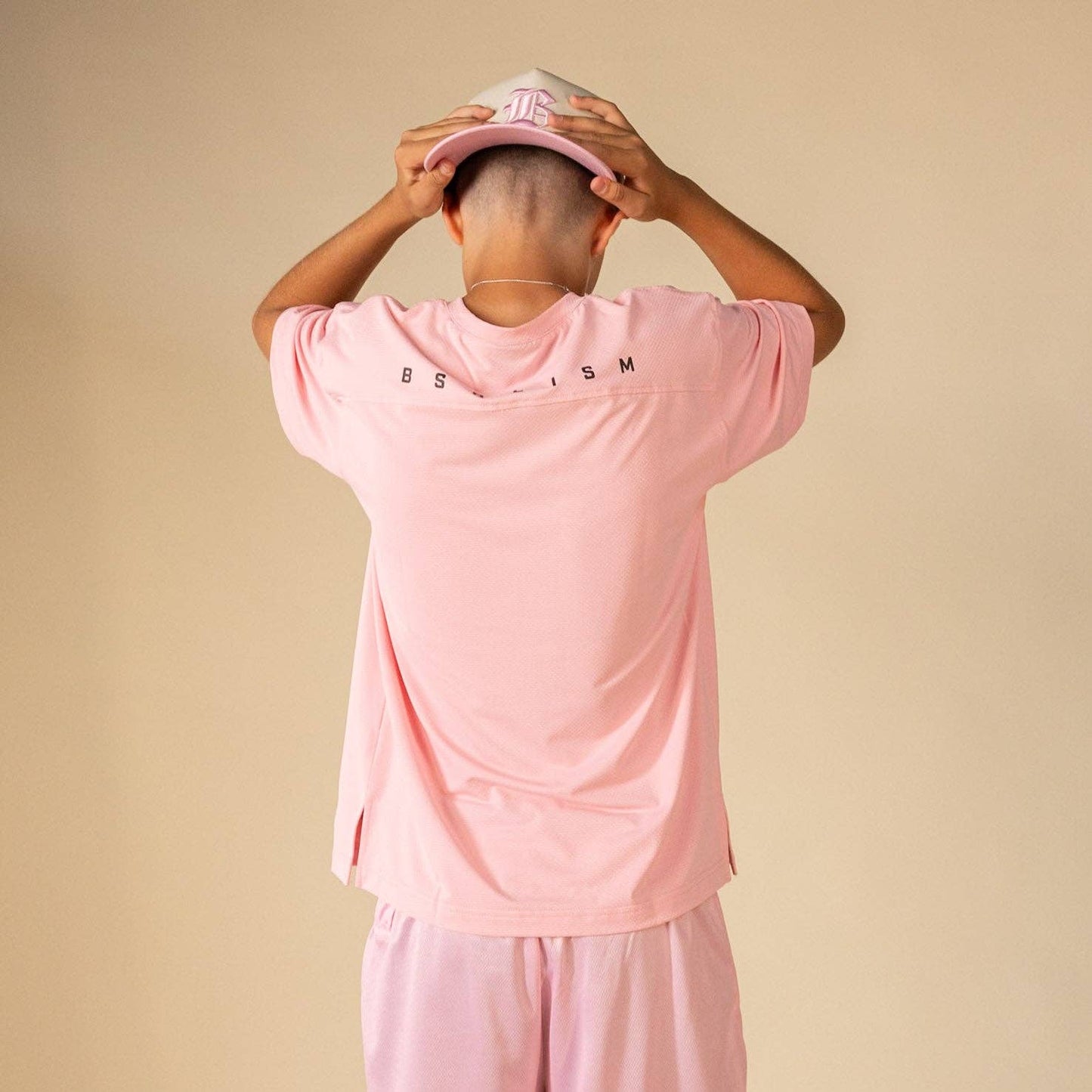 Diamond Flex Lite Oversized Training Tee (Pink)