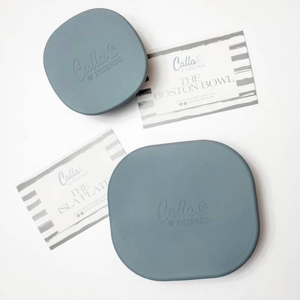 The Isla Plate: Powder Blue