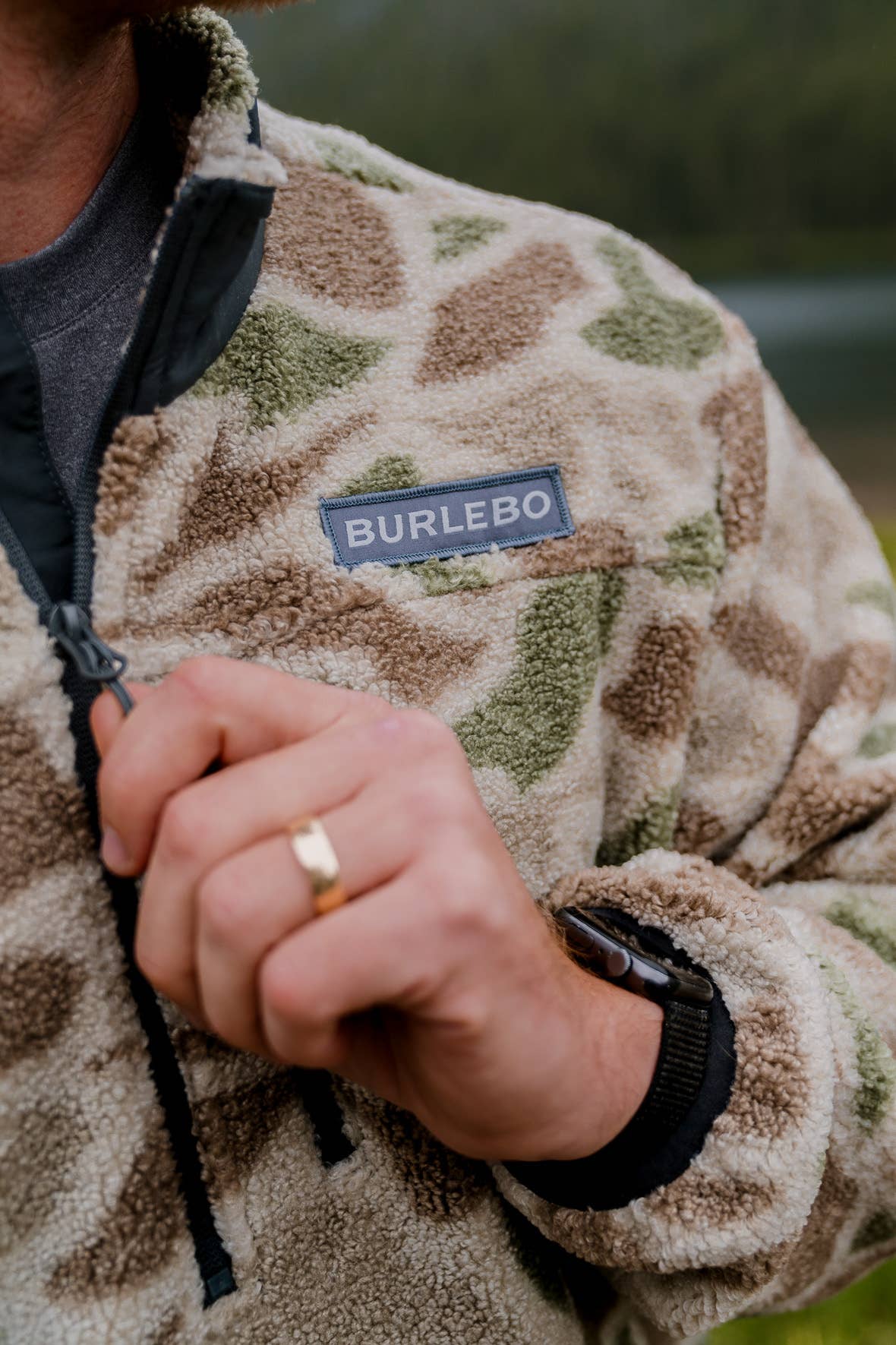 Burlebo Alpine Sherpa Quarter Zip