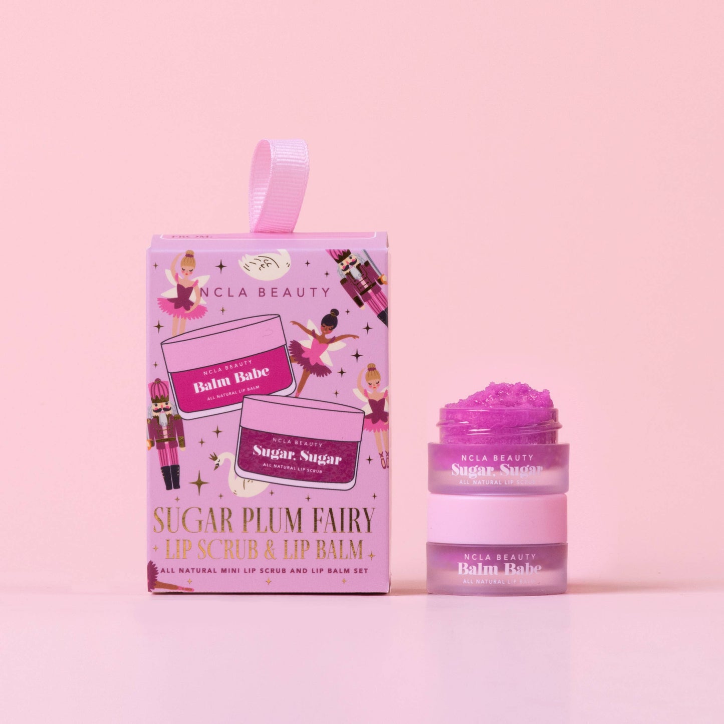 Sugar Plum Fairy Lip Treatment Holiday Ornament Gift Set