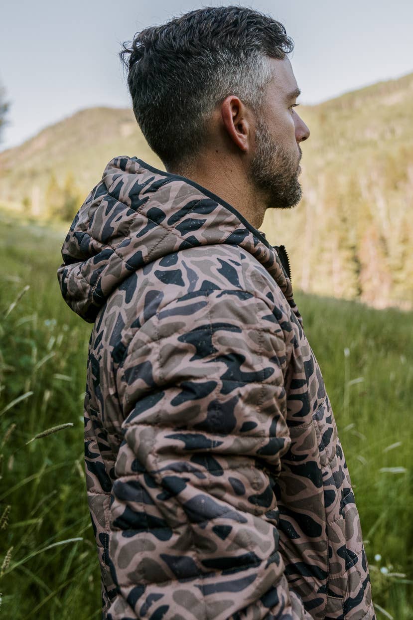 Burlebo Puffer Jacket - Gauge Camo