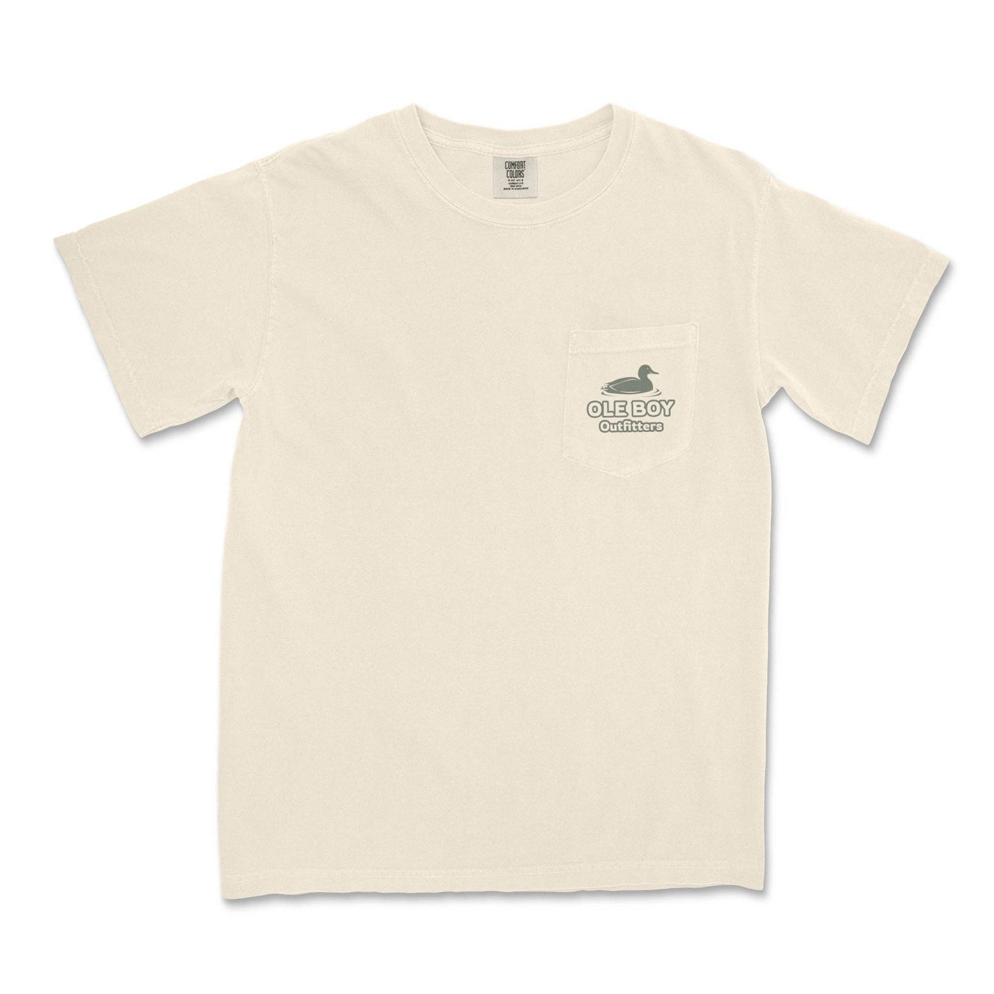 OLE BOY: Circle Duck Pocket Tee