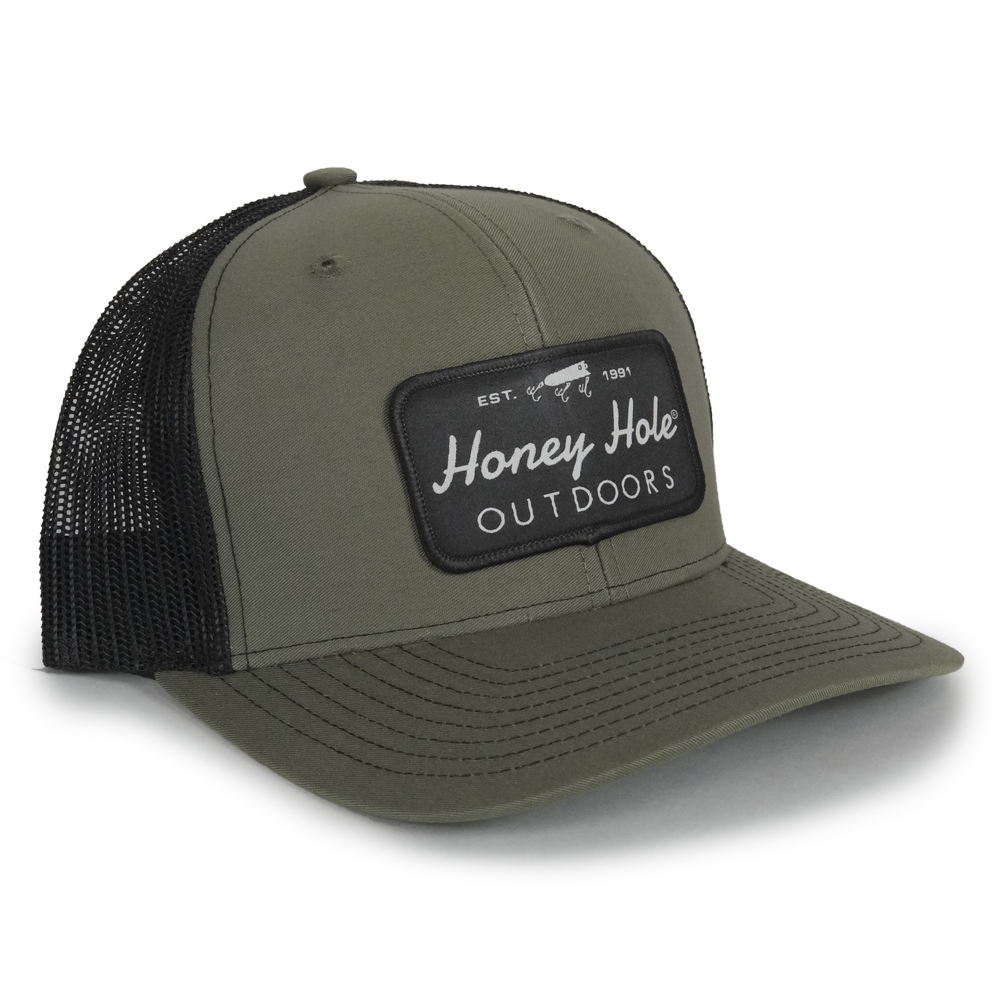 Honey Hole Snapback - OG Rec - Loden/Black